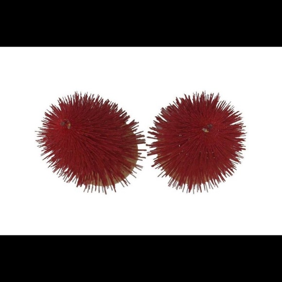 NWT  LED 2pk Christmas Tiered Bottle Brush Trees - Threshold™ red tabletop - Picture 4 of 6